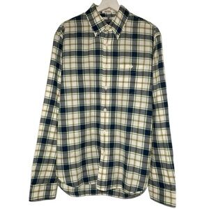 Todd Snyder Shirt Mens Large Indian Madras Plaid Woven Button Up Long Sleeve